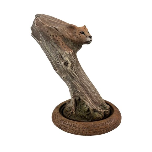 RICK CAIN Artist Cheetah Resin Sculpture Figure Limited Edition #875/2000 Animal - Picture 1 of 11